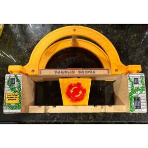 Pre Owned Wooden Rumbling Bridge For The Thomas Train System